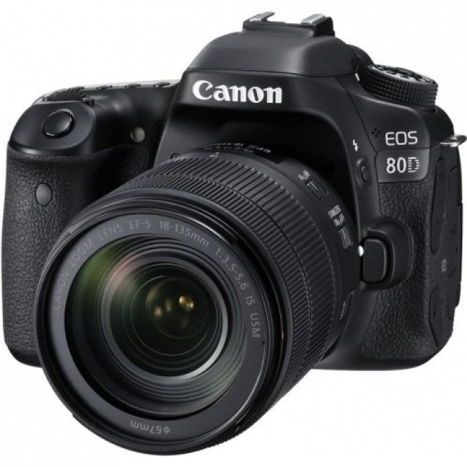 Canon EOS 80D + объектив 18-135 IS nano USM  Фотокамера зеркальная